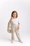 Flower Gabardine Girl's Trousers