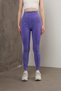 Seamless Acid Wash Push up Gathered Knitted Sports Leggings Missta0896 - 2