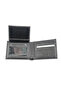 Si̇a Bag Genuine Gray Leather Standard Size Special Design Trend Model Multi-Eyeled Useful Transparent Id - 5