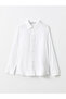 White Long Sleeve Poplin Women's Shirt - 5