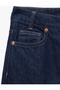 Loose Straight Fit Cotton Button Detailed Denim Trousers - Loose Straight Fit Jean - 7