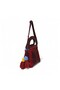 Crochet Knitted Detailed Leather Shoulder Bag, Handmade Special Design Tote Bag - 4