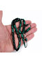 Galalit 1940 Cast Old French Capsule Cut 6.5X11Mm Rosary - Emerald Green - 2