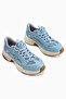 Caisa Blue Textile Detailed Lace-Up Women's Sneakers - 3