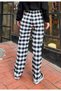 Y2K Plaid Detail Side Pocket Baggy Sweatpants - 5