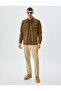 Chino Trousers Gabardine Pocket Detailed Buttoned Cotton