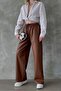 Leather Trousers - Tan |   F1571 - 2