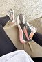 Women's Gray Sneakers Daily Sneakers 086 - 4