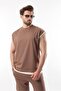 طقم تي شيرت رجالي بأكمام قصيرة من Mink E7308 - 3