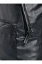 PU Leather Backpack with Zip Closure Compartment - 5