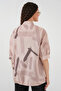 20226 Patterned Oversize Shirt - Beige - 6