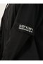Badge Detail Hooded Sweatshirt Midi Dress - 4