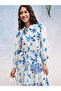 All Over Print Knee Length A-Line Dress