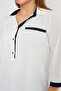 Stylish Blouse with Pocket Flap - 5