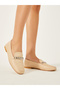Quilted Chain Trim Casual Shoes