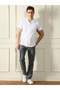 Mid Rise Straight Fit Cargo Stretchable Jeans - 4