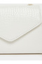 Textured Handbag with Detachable Strap - 5