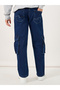 Mid-Rise Carpenter Fit Cargo Jeans - 5