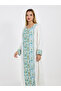 Embroidered Panel Round Neck Jalabiya - 6