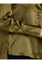 Solid Satin Collared Blouse - 4