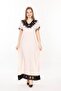 WOMEN'S SHORT SLEEVE SUMMER LONG DRESS - 5