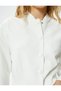 Crop Bomber Jacket Ribbed with Snap Button - 5