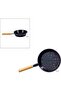 Round Charcoal Holder, Wooden Handle, Comfort Grip Basket for Camping & Hiking - 3