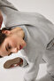 Gray Melange Wide Fit Crew Neck Sweatshirt - 5