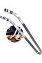 BBQ Tong, Stainless Steel, Long Tongs for Kitchen, Cooking, Grill, Baking, Outdoor Use