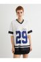 College T-Shirt Comfortable Fit Breathable Short Sleeve V-Neck - 5