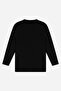 2-Piece Boy's Black Long Sleeve Undershirt T-Shirt Badi 100% Cotton - 3