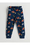 Lcw Kids Gray Elastic Waist Printed Boys' Pajama Set - 5