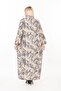 Women's Long Sleeve Plus Size Woven Summer Long Sleeve Dress - 2