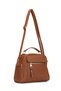Women's Daily Cross Strap Tan and Mink Hand and Shoulder Bag 2 Pieces - 5