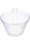 Sugar Bowl W/Lid L(10CM) XW(10CM) XH(10CM) White