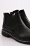 155-22K Women's Chelsea Ankle Boots Black Skin Crocodile - 4