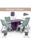 Modern Ergonomic Child Desk for Kids, 80x50cm, Round Edges Ideal for Toddlers-Purple - 3