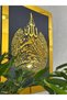 Acrylic chair plate, gold color with black background, size 55*75 cm - 4