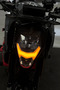 Orange Headlight Film Sticker for Cf Moto Nk250 Daytime Led (1 Pcs) - 4