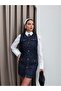 Darkblue Zero Sleeve Pocket Dress - 5