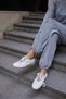 Names Women's White Laces Detail Sneaker - 4
