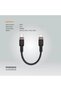 Alum. Alloy Braided Cable Type-C To Lightning 30W 25Cm - Black - 7