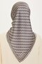Geometric Patterned Twill Saf Silk Scarf 9226D 81 - 4