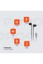 Soundtec Metal+Abs Earphones 14Mm Type C - Black - 6