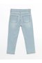 LCW Kids Ecru Mandarin Collar Long Sleeve Boys' Shirt and Jeans Trousers 2-Piece - 7
