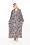 Women's Long Sleeve Plus Size Woven Summer Long Sleeve Dress