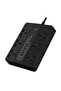 6 Ac 2 Usb-A 24W & 4 Usb-C Pd 36W Multi-Port Super Hub 3M 3000W Uk - Black - 7