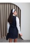 Darkblue Zero Sleeve Pocket Dress - 4