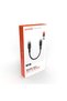 Alum. Alloy Braided Cable Type-C To Lightning 30W 25Cm - Black