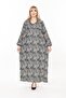 Women's Long Sleeve Plus Size Woven Summer Long Sleeve Dress - 7